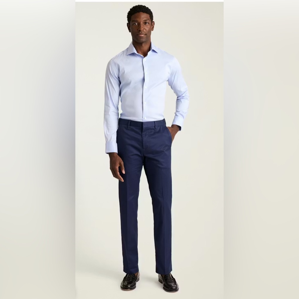 Bonobos Men’s Weekday Warrior Dark Blue Dress Pants - Picture 2 of 11